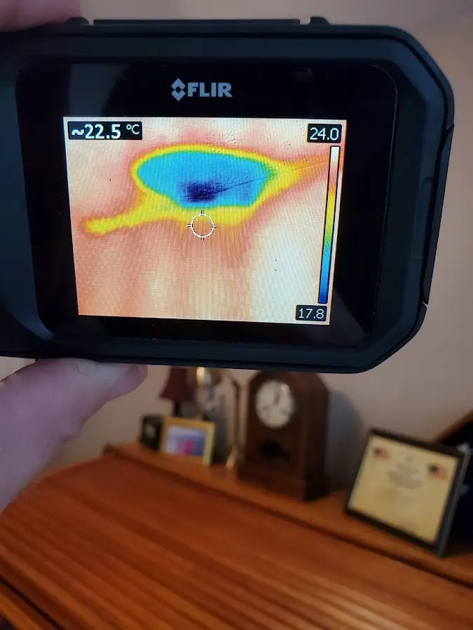 Thermal imaging inspection for water damage in Seguin